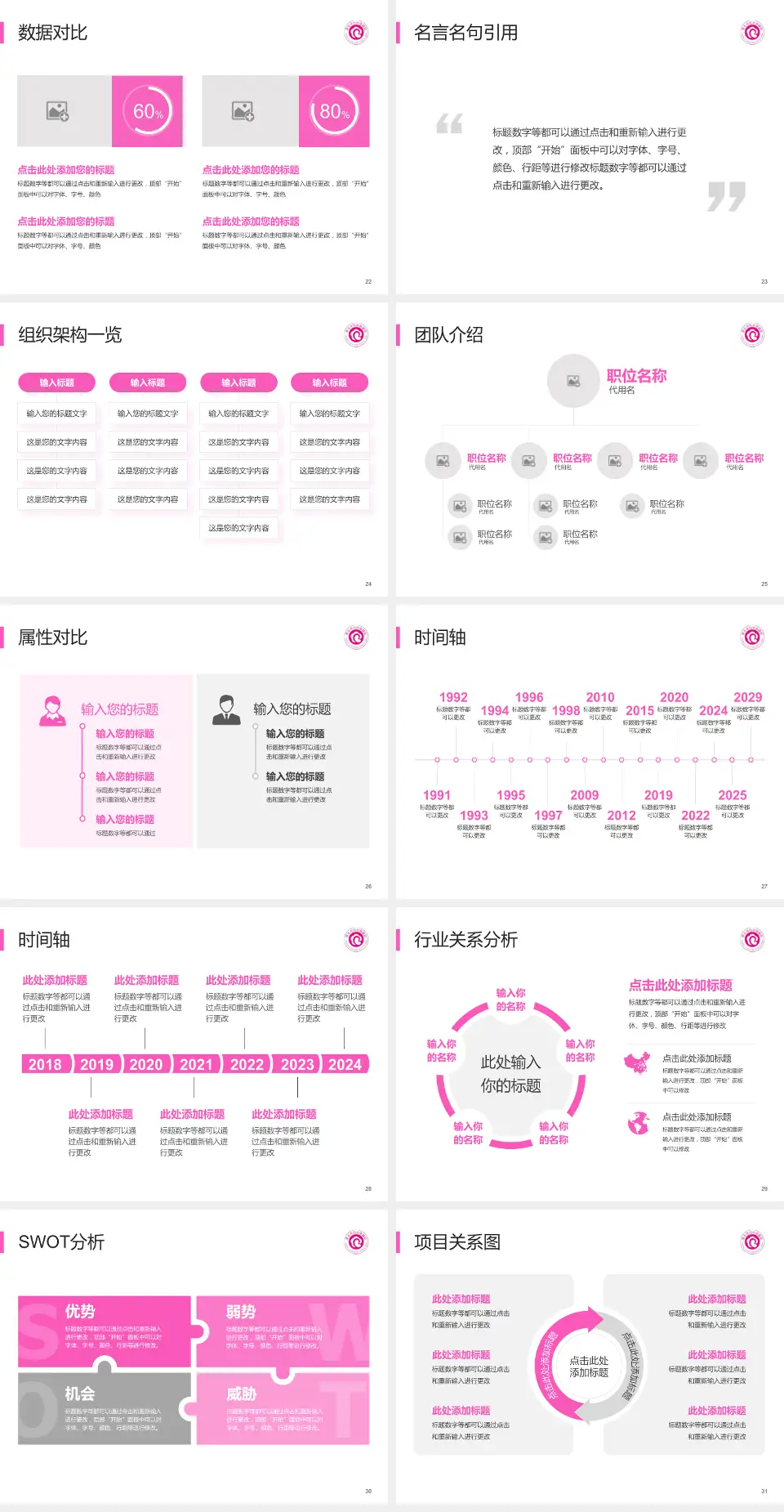 淮北市妇幼保健院医院简介/日常通用PPT模板4:3格式幻灯片预览图4