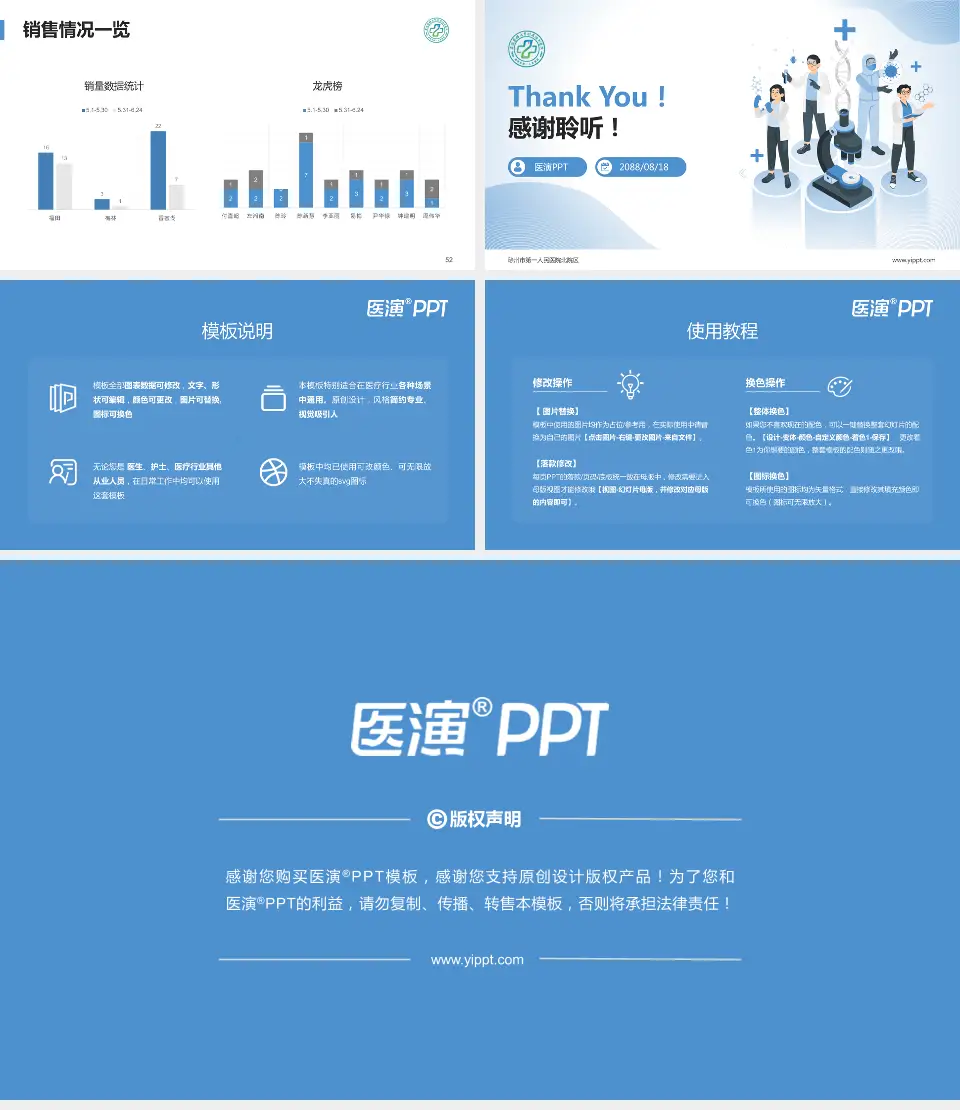 滁州市第一人民医院北院区品管圈PDCA演示专用PPT模板16:9格式幻灯片预览图7