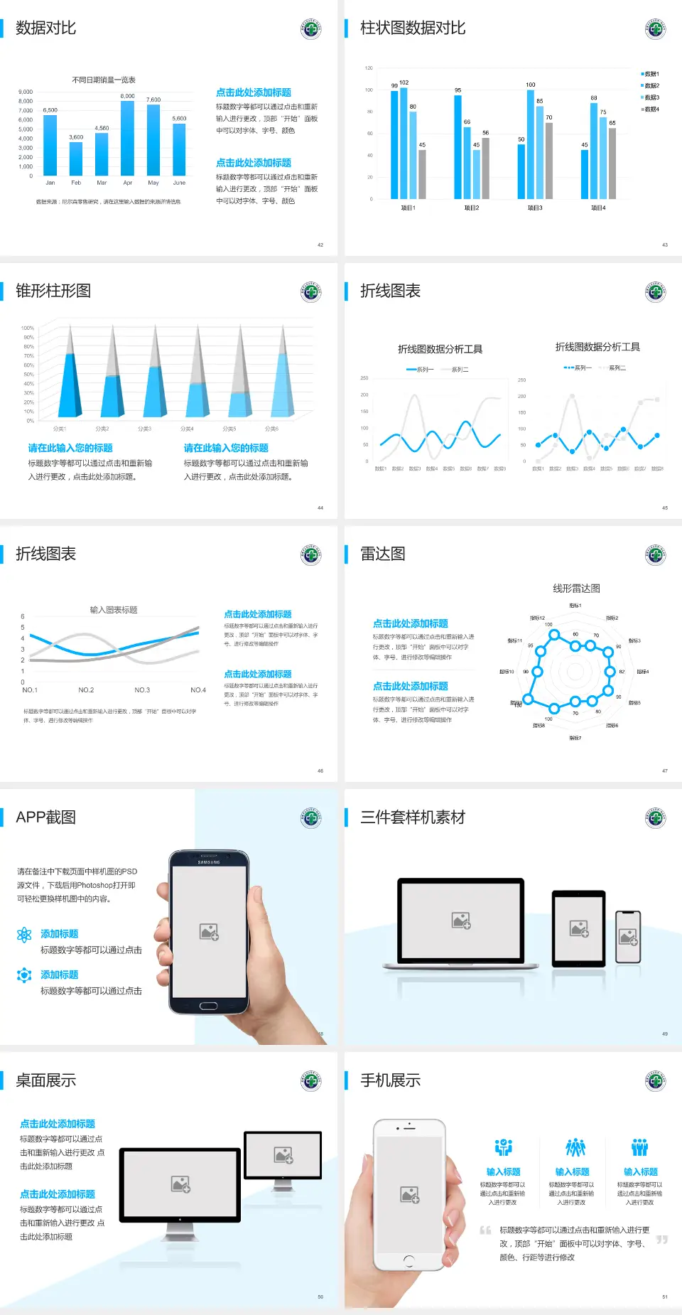 安徽中医药大学第一附属医院医院管理报告PPT模板4:3格式幻灯片预览图6
