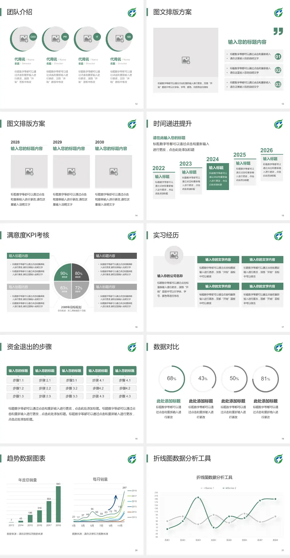 海南省安宁医院培训与教育PPT模板4:3格式幻灯片预览图3