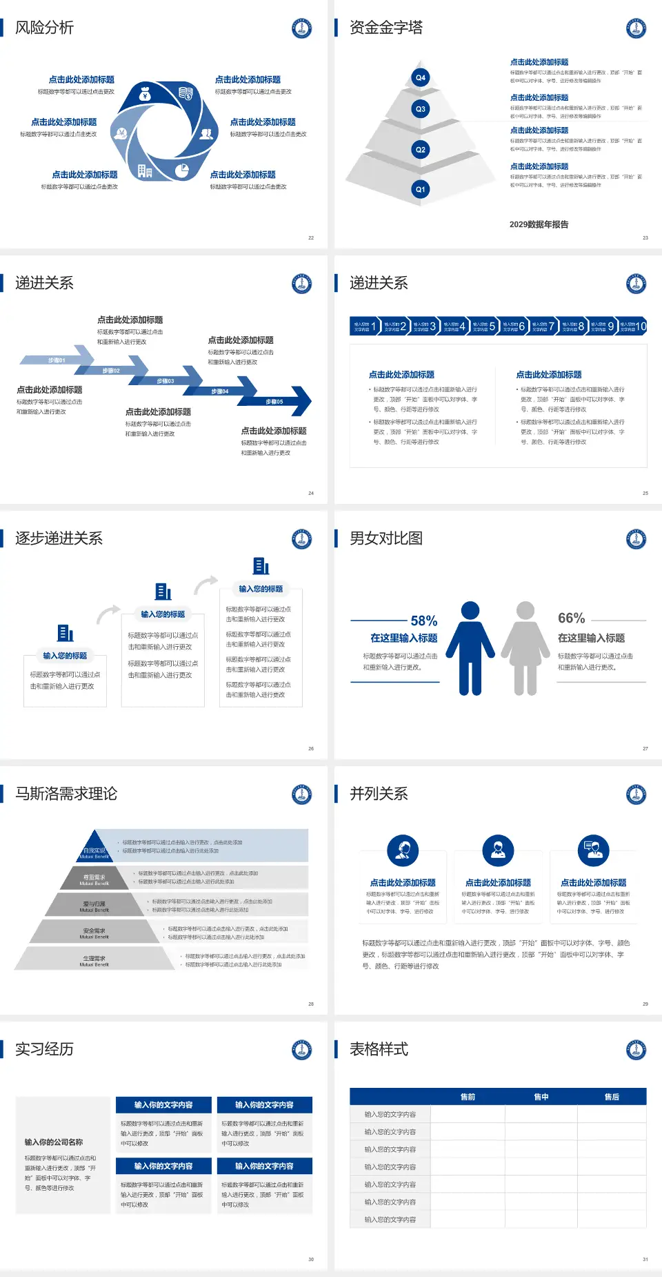 淮南市第一人民医院南区项目申请与汇报PPT模板4:3格式幻灯片预览图4