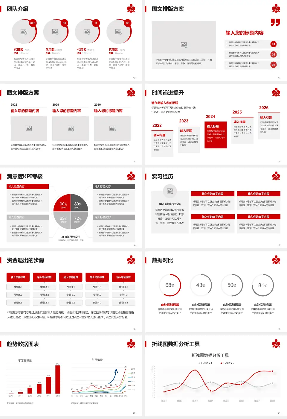六安市人民医院培训与教育PPT模板16:9格式幻灯片预览图3