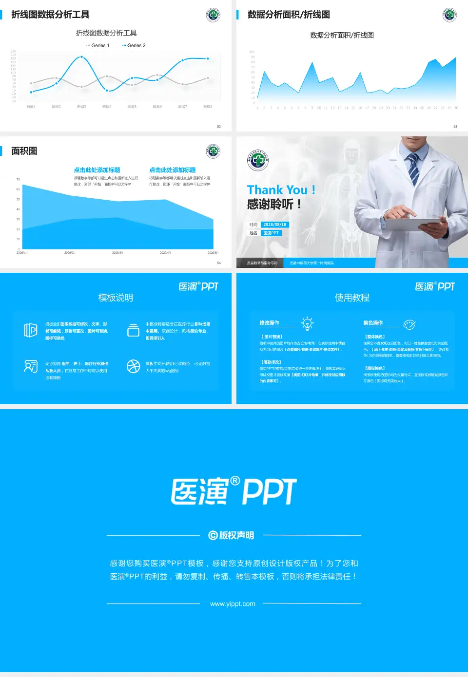 安徽中医药大学第一附属医院患者教育与指导PPT模板16:9格式幻灯片预览图7