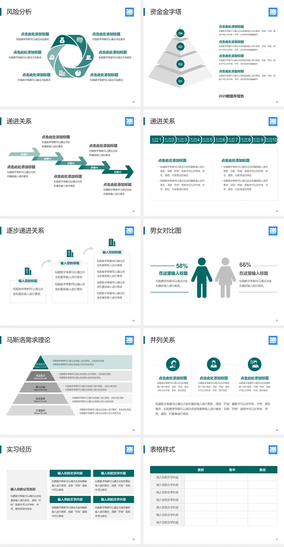 解放军总医院海南医院项目申请与汇报PPT模板4:3格式幻灯片预览图4