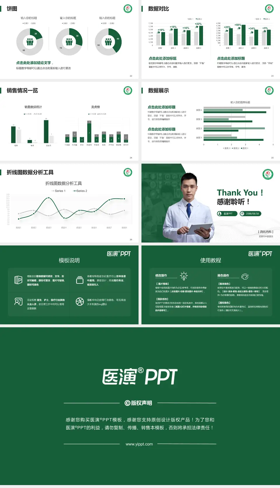 芜湖市中医医院病例分享与讨论PPT模板16:9格式幻灯片预览图4
