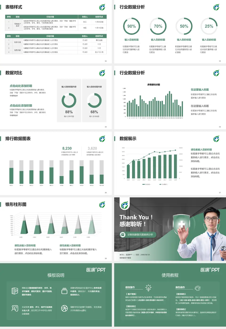 海南省安宁医院医疗知识普及PPT模板16:9格式幻灯片预览图5