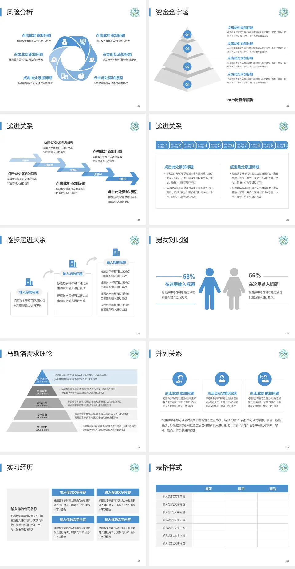滁州市第一人民医院北院区项目申请与汇报PPT模板4:3格式幻灯片预览图4