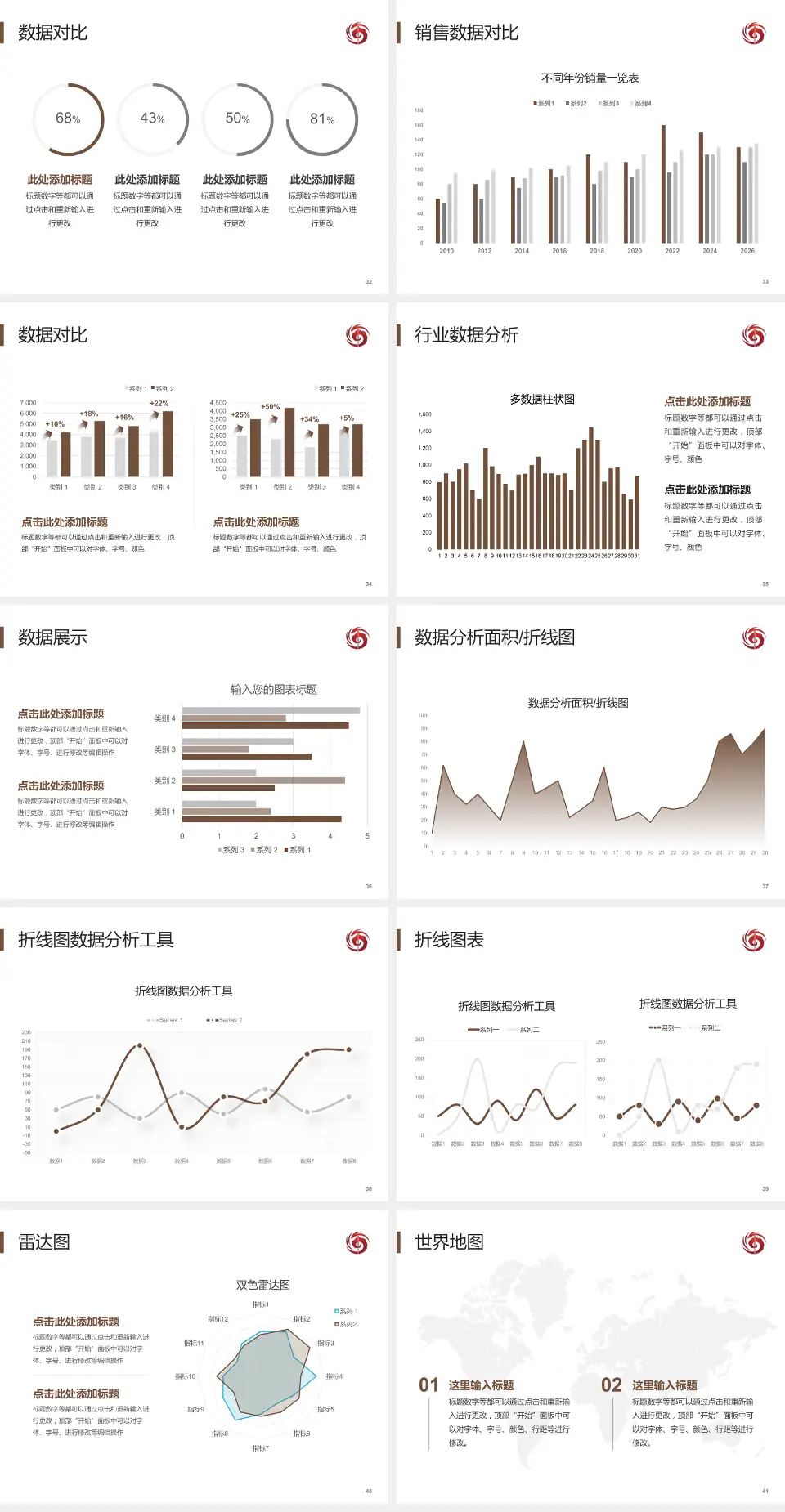 海南省中医院会议与研讨会PPT模板4:3格式幻灯片预览图5