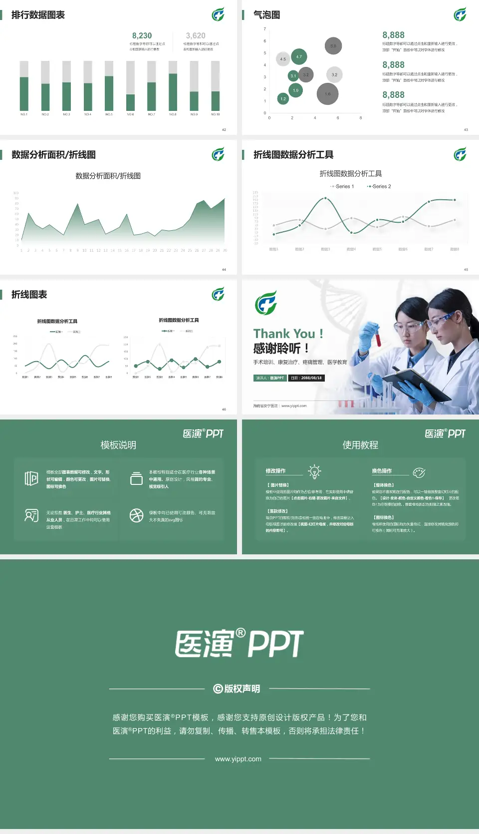 海南省安宁医院科研成果展示PPT模板16:9格式幻灯片预览图6
