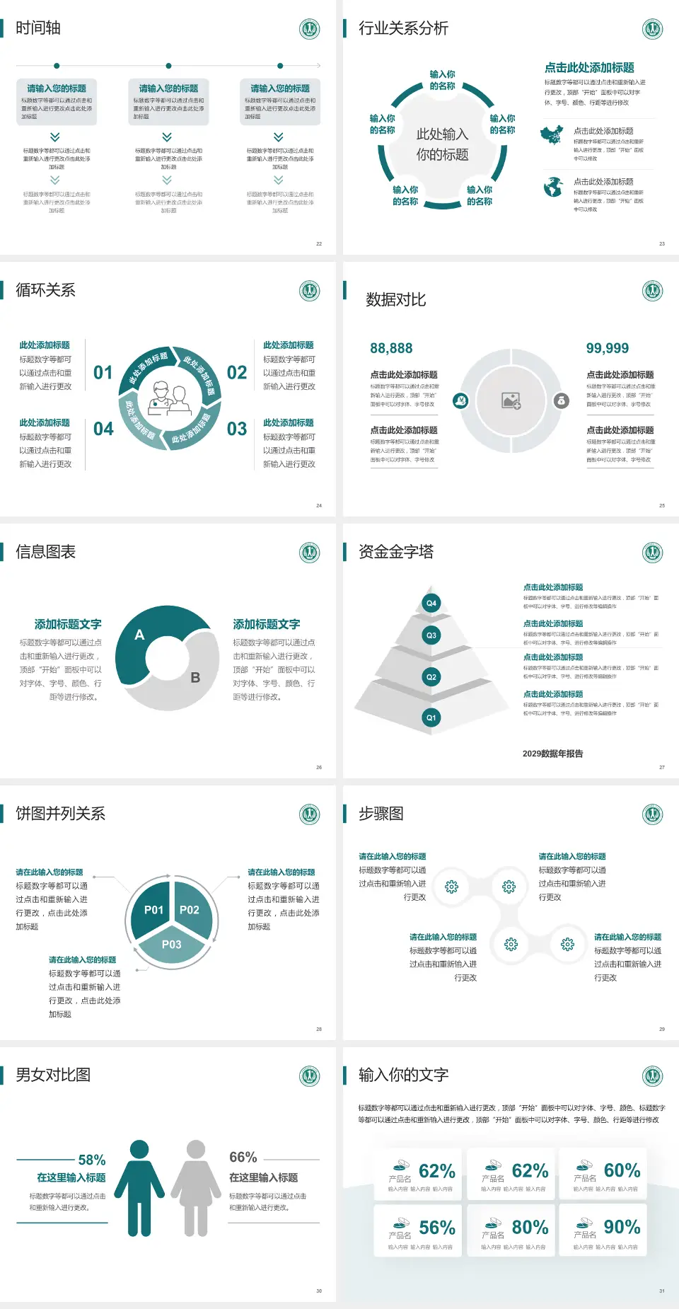 安徽医科大学第一附属医院医院管理报告PPT模板4:3格式幻灯片预览图4