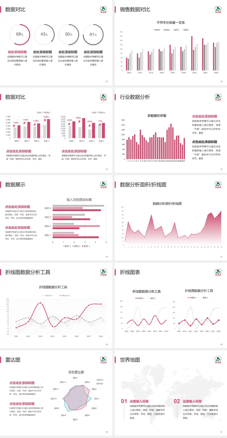 海口市妇幼保健院会议与研讨会PPT模板4:3格式幻灯片预览图5