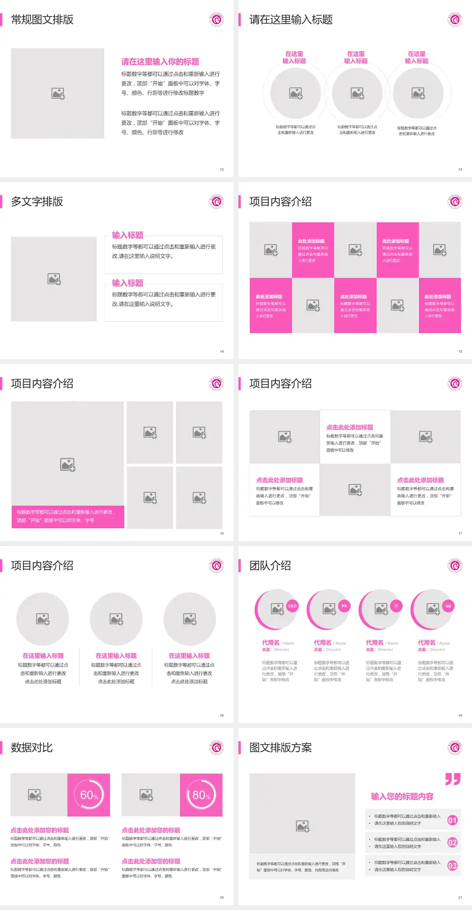 淮北市妇幼保健院品管圈PDCA演示专用PPT模板4:3格式幻灯片预览图3
