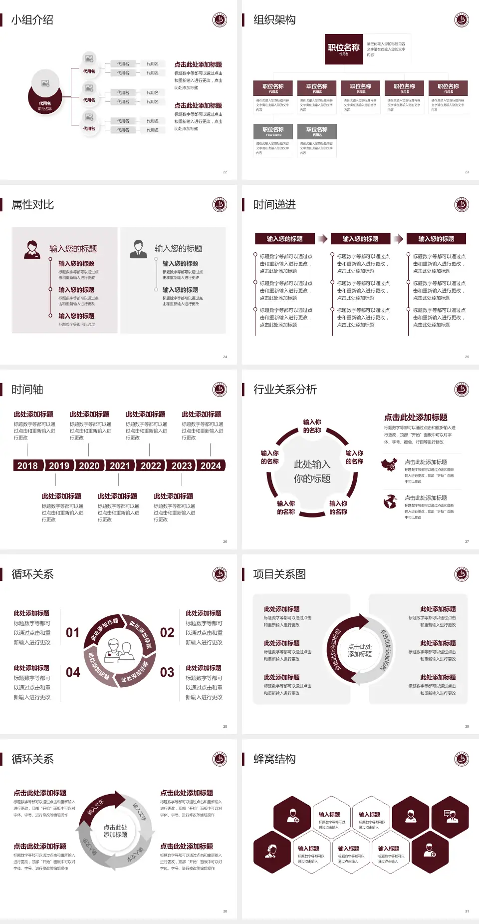 淮北市中医医院品管圈PDCA演示专用PPT模板4:3格式幻灯片预览图4