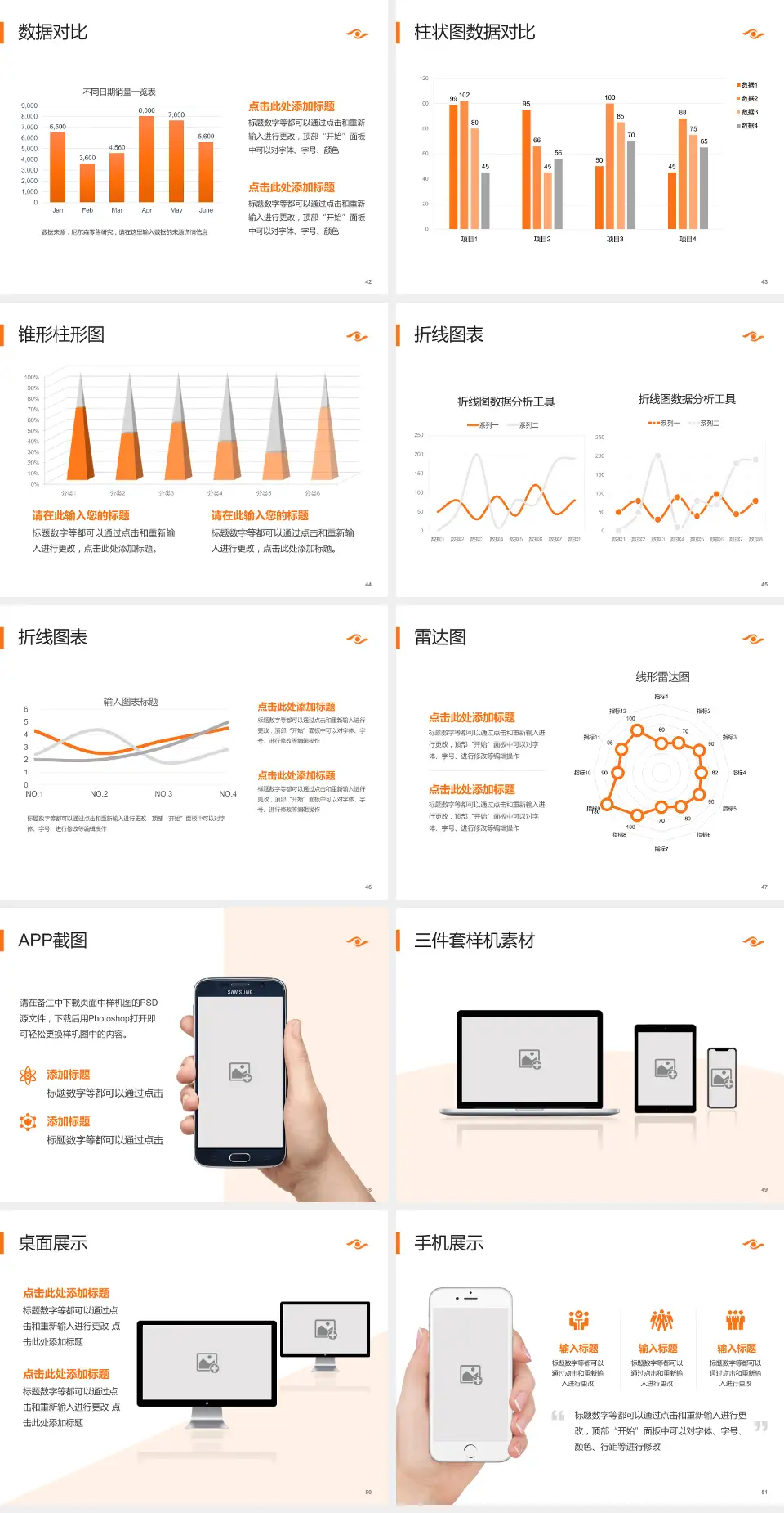 海南省眼科医院医院管理报告PPT模板4:3格式幻灯片预览图6