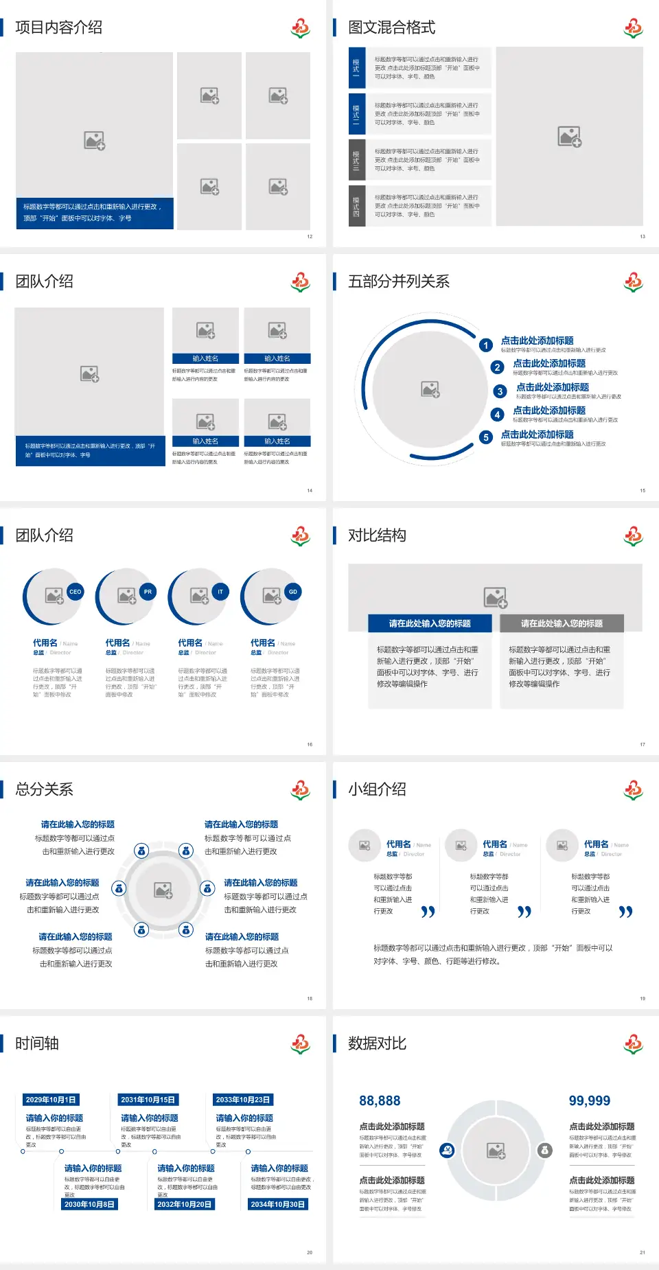 亳州市人民医院医疗知识普及PPT模板4:3格式幻灯片预览图3