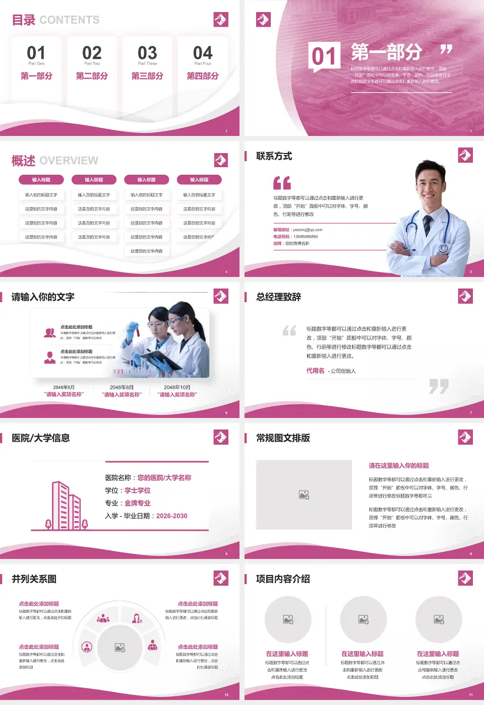 海南省妇幼保健院长滨路院区会议与研讨会PPT模板16:9格式幻灯片预览图2