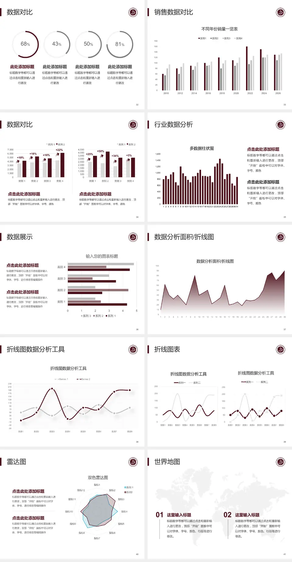 淮北市中医医院会议与研讨会PPT模板4:3格式幻灯片预览图5