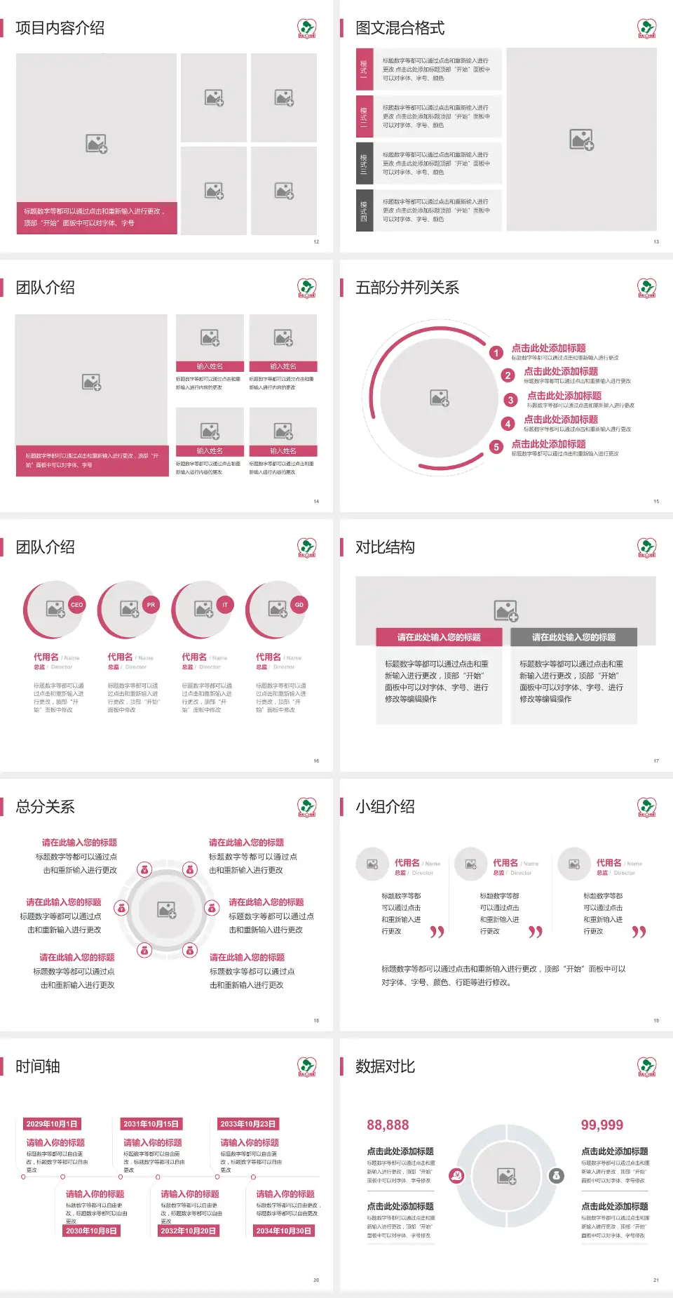 海口市妇幼保健院医疗知识普及PPT模板4:3格式幻灯片预览图3