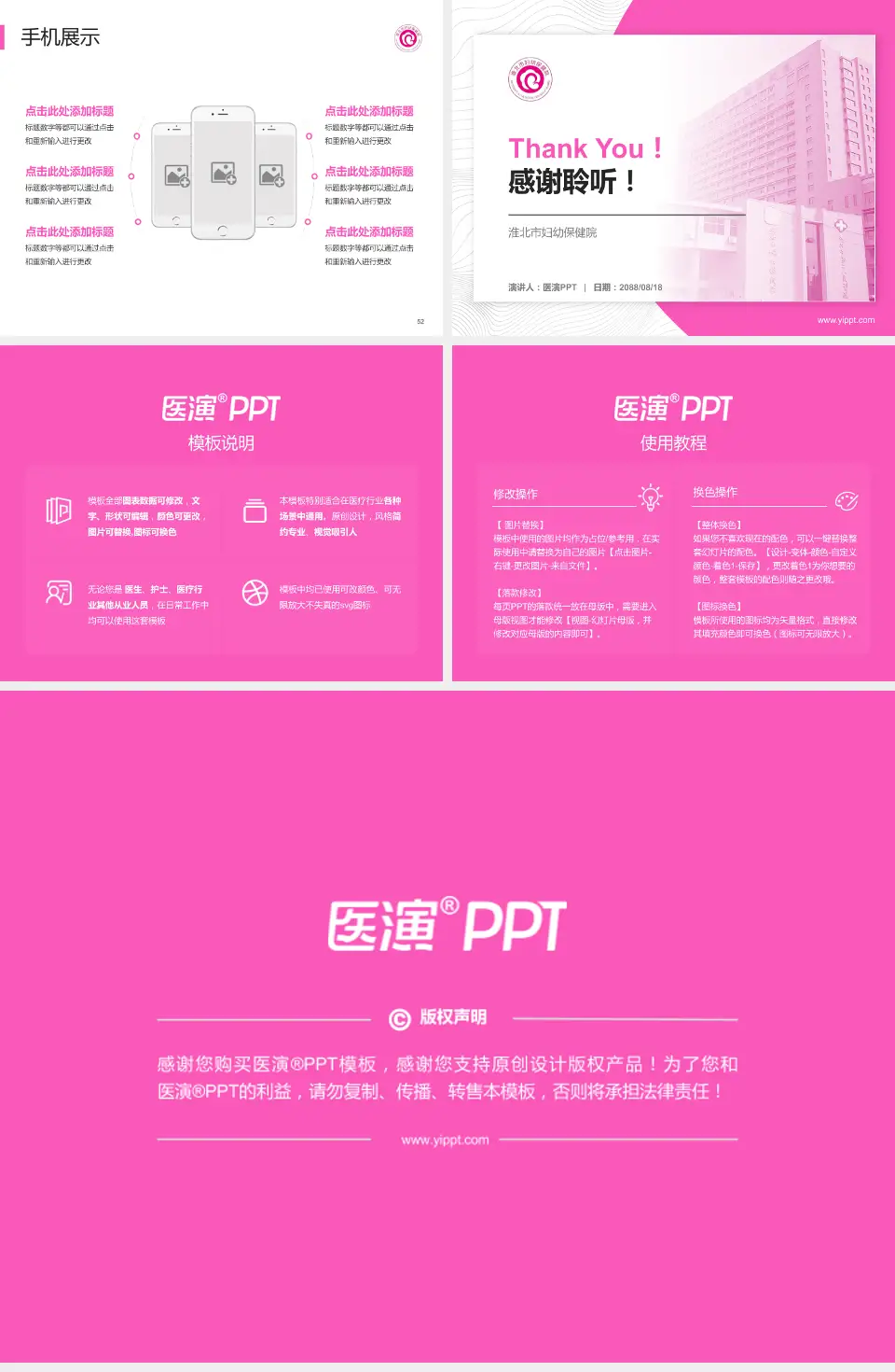 淮北市妇幼保健院医院管理报告PPT模板4:3格式幻灯片预览图7