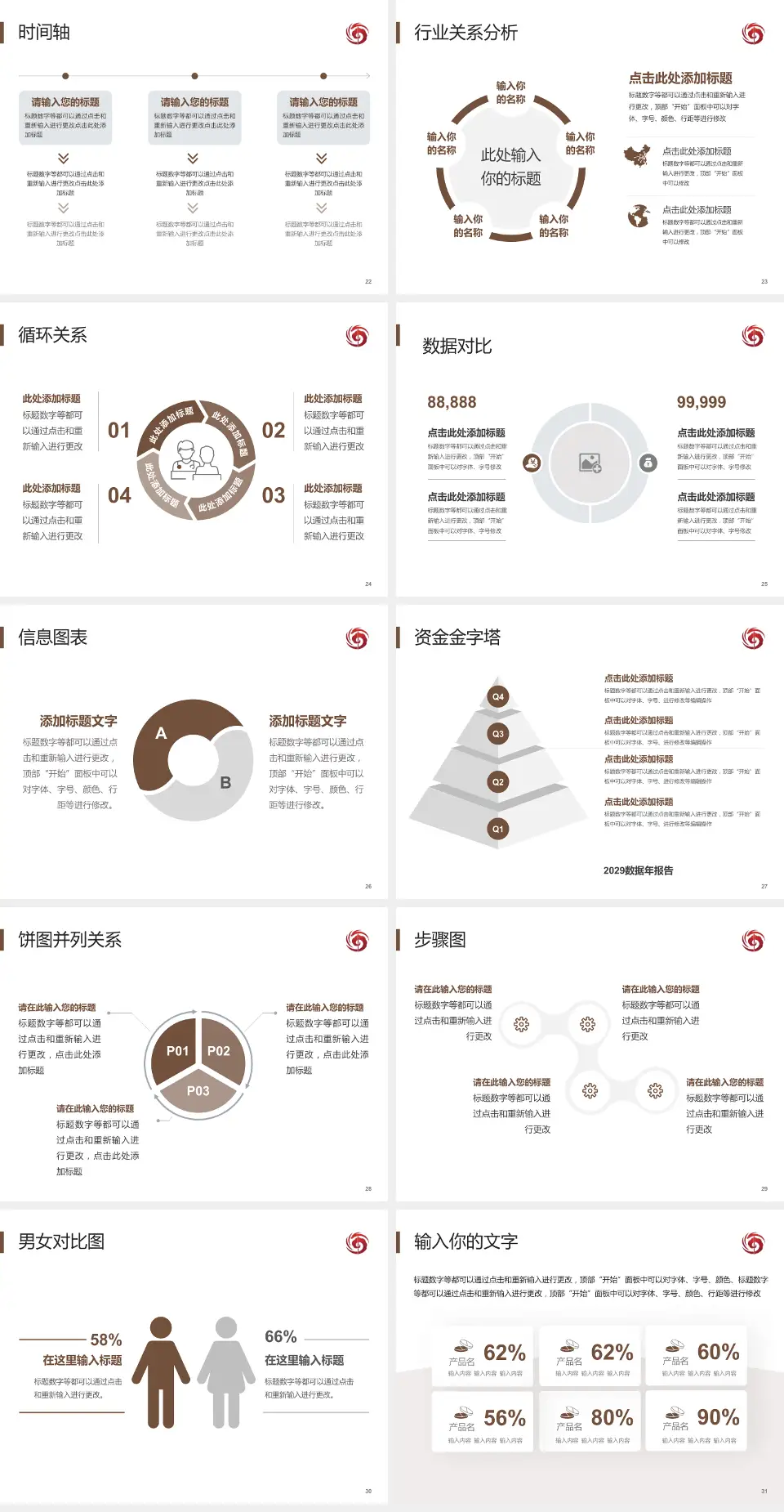 海南省中医院江东院区医院管理报告PPT模板4:3格式幻灯片预览图4