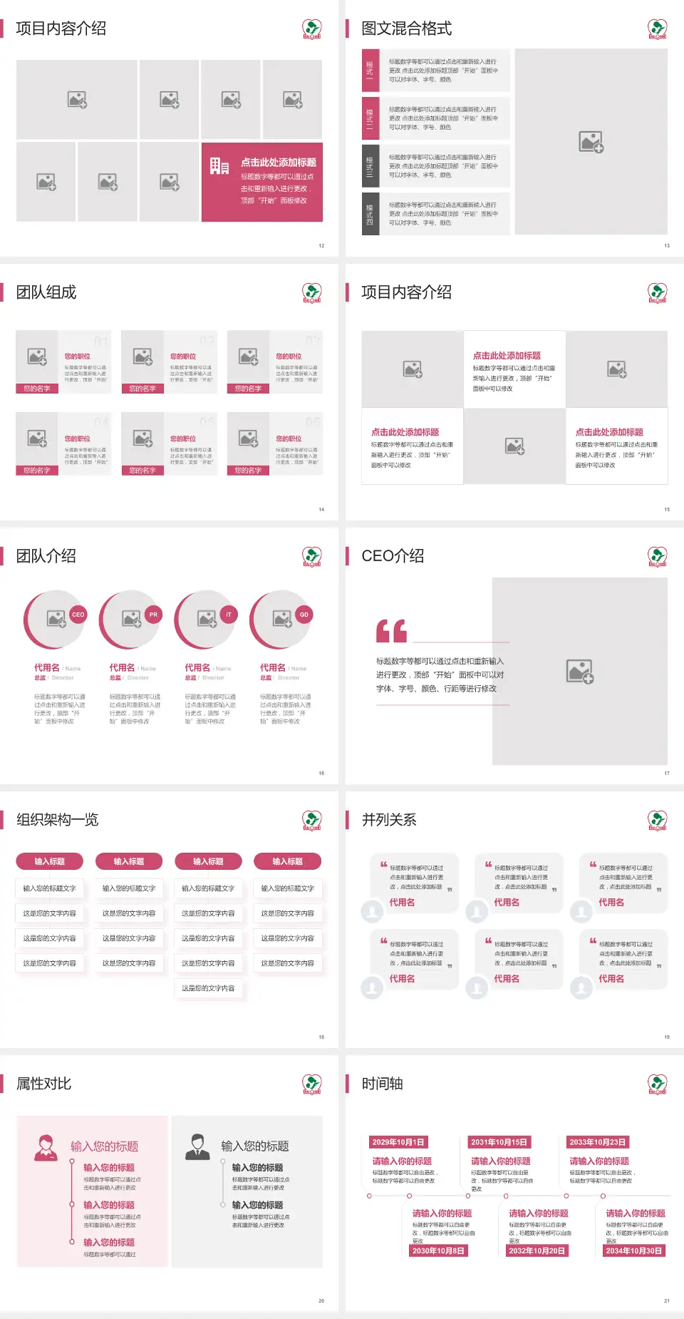 海口市妇幼保健院患者教育与指导PPT模板4:3格式幻灯片预览图3