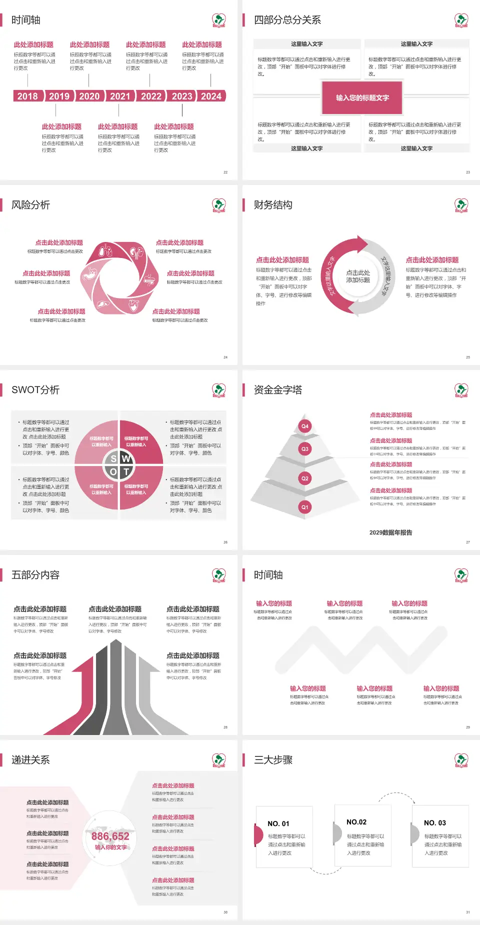 海口市妇幼保健院患者教育与指导PPT模板4:3格式幻灯片预览图4