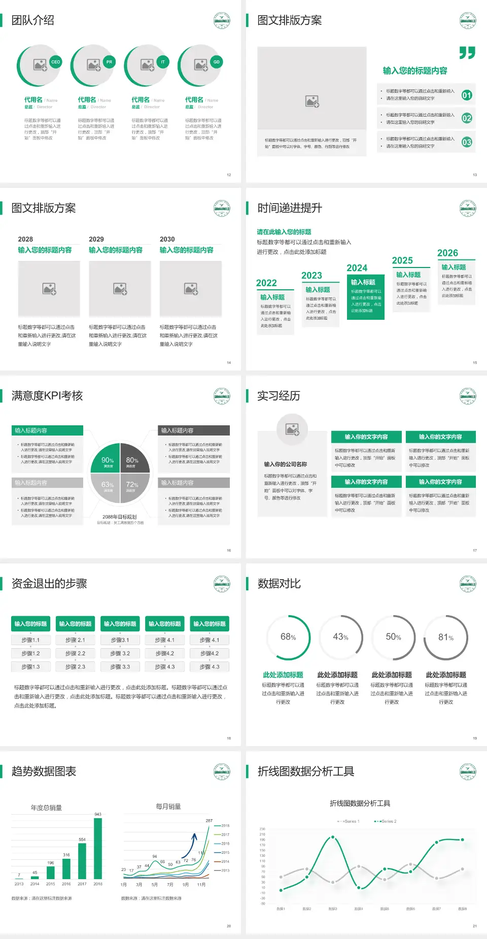 皖南医学院弋矶山医院培训与教育PPT模板4:3格式幻灯片预览图3