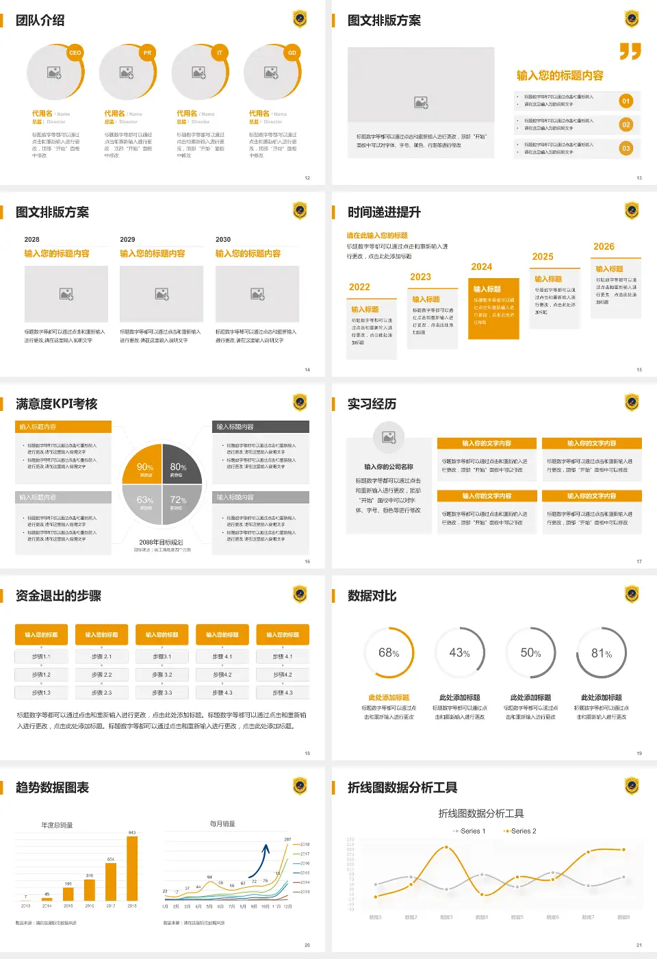 合肥市第一人民医院新桥院区培训与教育PPT模板16:9格式幻灯片预览图3