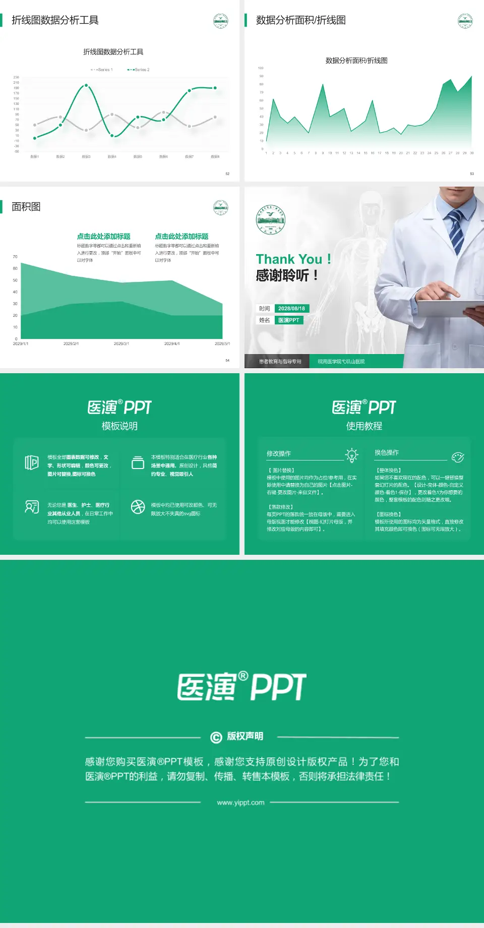 皖南医学院弋矶山医院患者教育与指导PPT模板4:3格式幻灯片预览图7