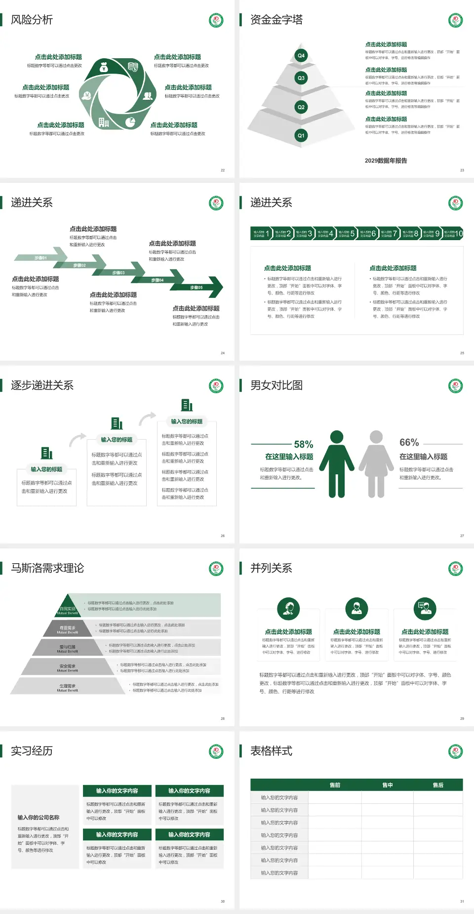 芜湖市中医医院项目申请与汇报PPT模板4:3格式幻灯片预览图4