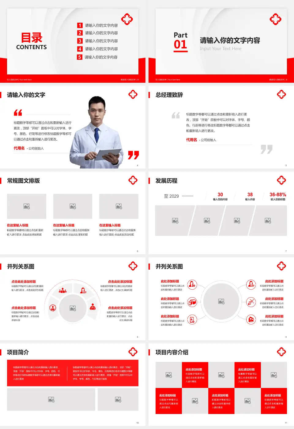 海南省农垦总局医院东湖院区医院管理报告PPT模板16:9格式幻灯片预览图2