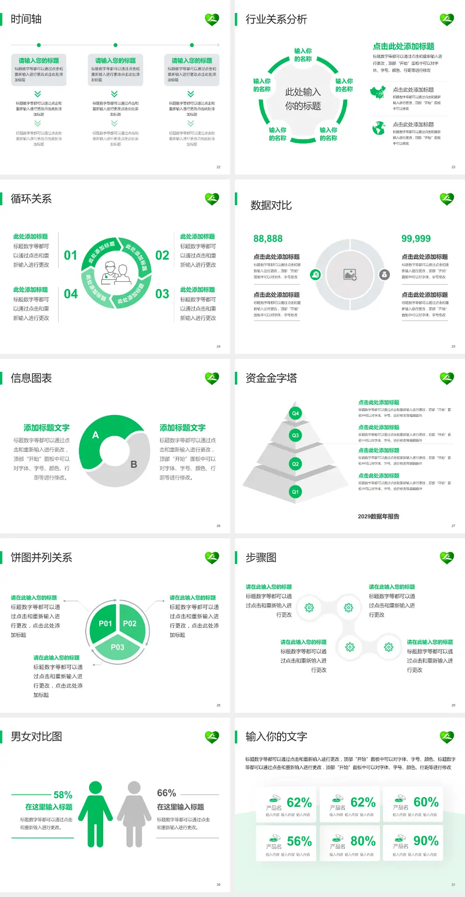 桂林市社会福利医院医院管理报告PPT模板4:3格式幻灯片预览图4