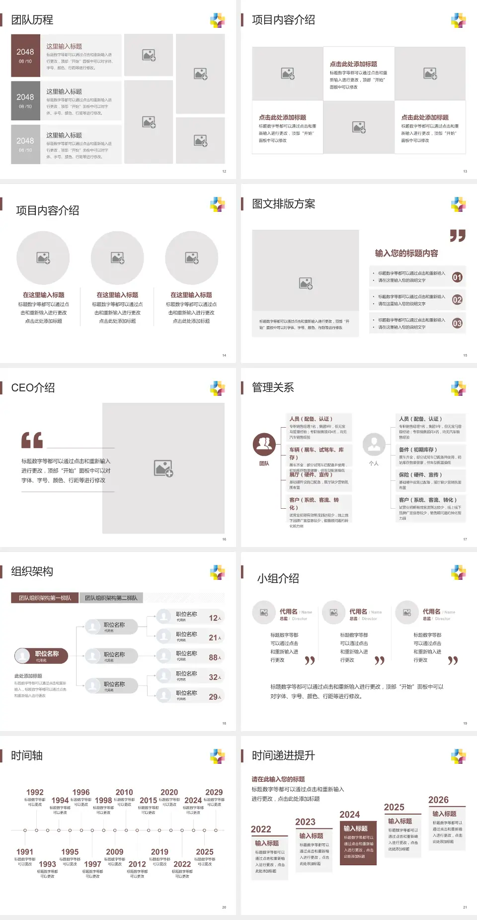 桂林市第五人民医院医院管理报告PPT模板4:3格式幻灯片预览图3