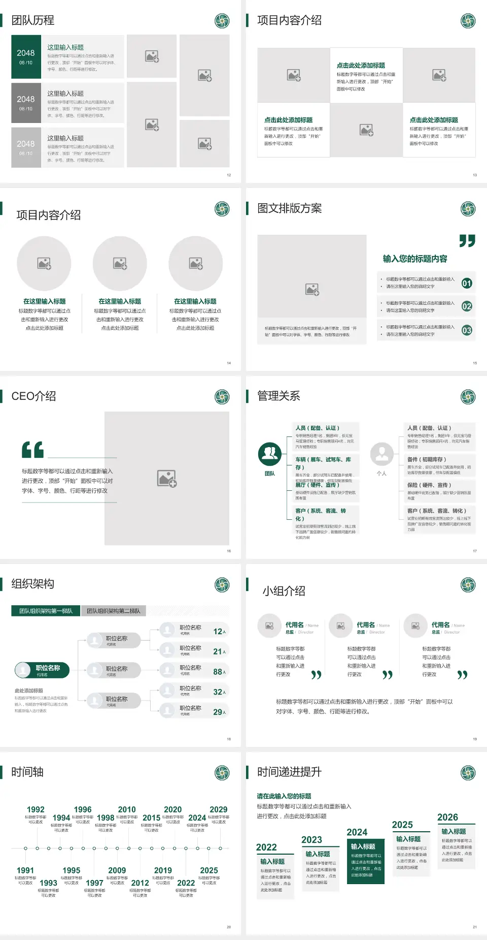贵州医科大学附属肿瘤医院医院管理报告PPT模板4:3格式幻灯片预览图3