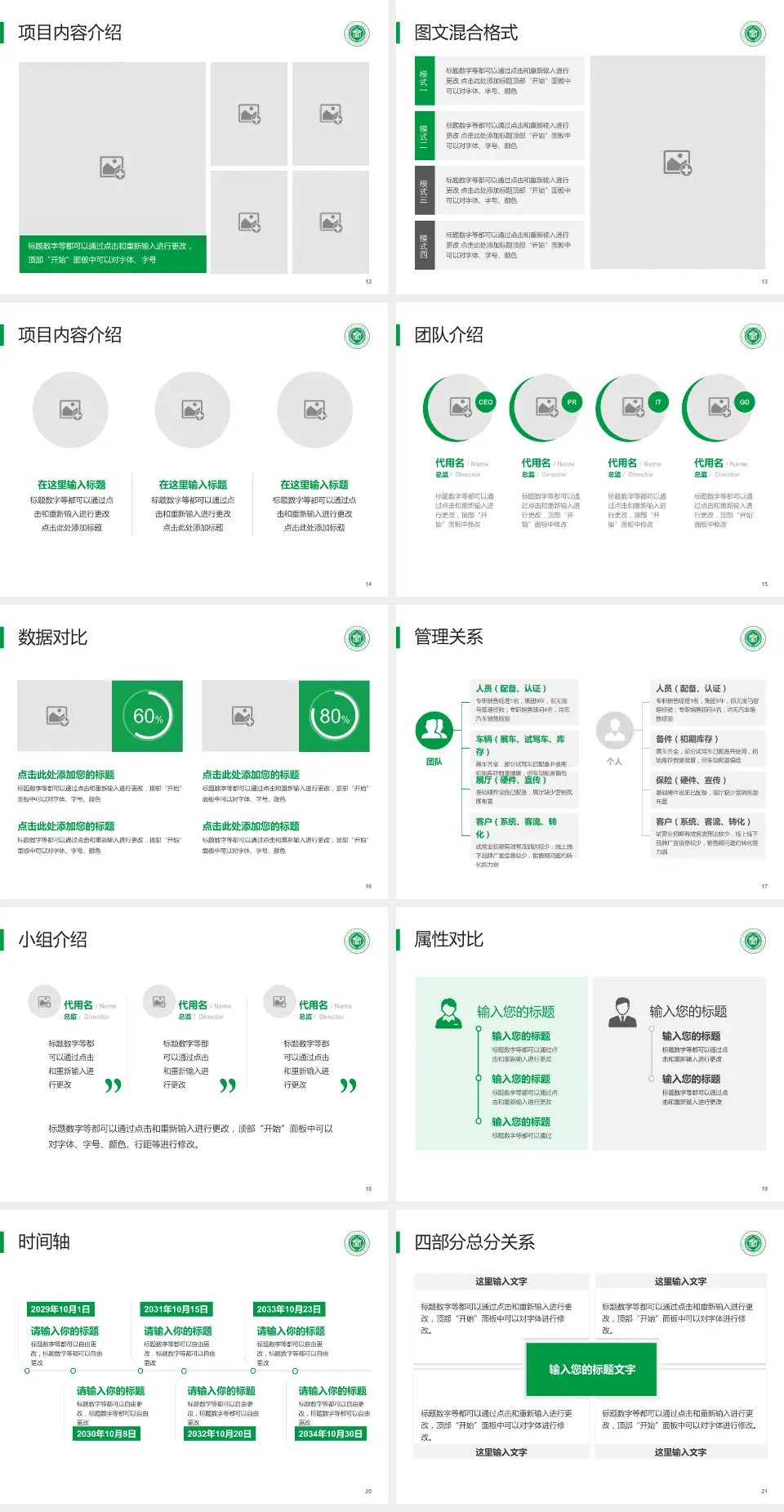 贵州省第二人民医院科室介绍与推广PPT模板4:3格式幻灯片预览图3