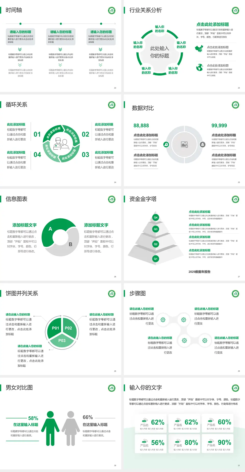 钦州市中医院医院管理报告PPT模板4:3格式幻灯片预览图4