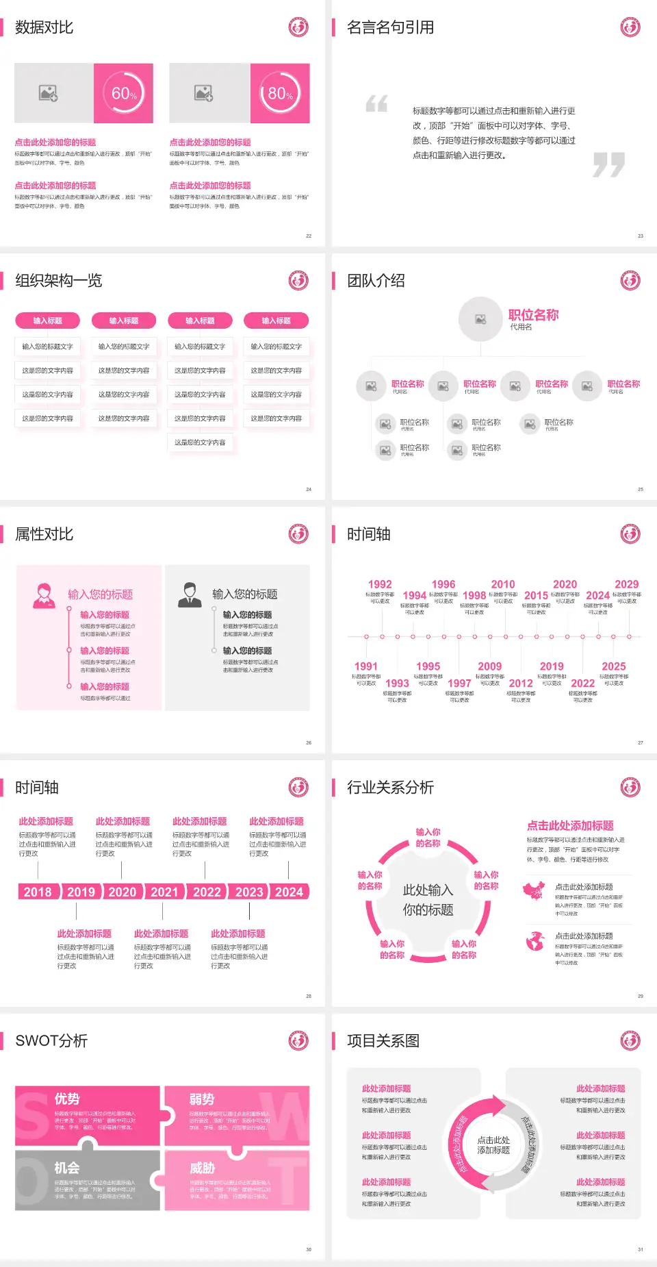 铜仁市妇幼保健院医院简介/日常通用PPT模板4:3格式幻灯片预览图4