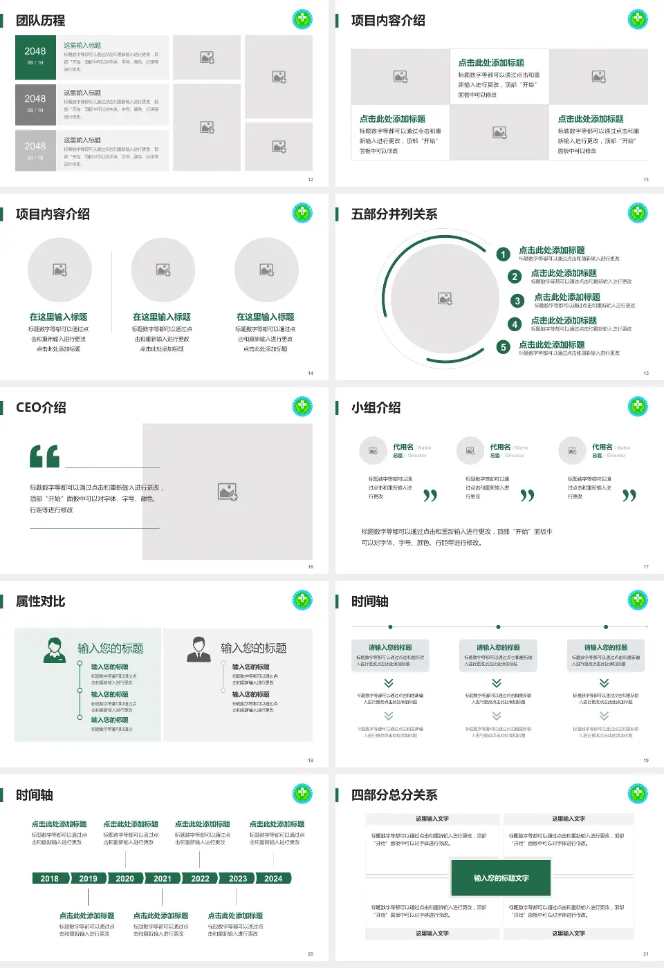 毕节市第一人民医院科研成果展示PPT模板16:9格式幻灯片预览图3