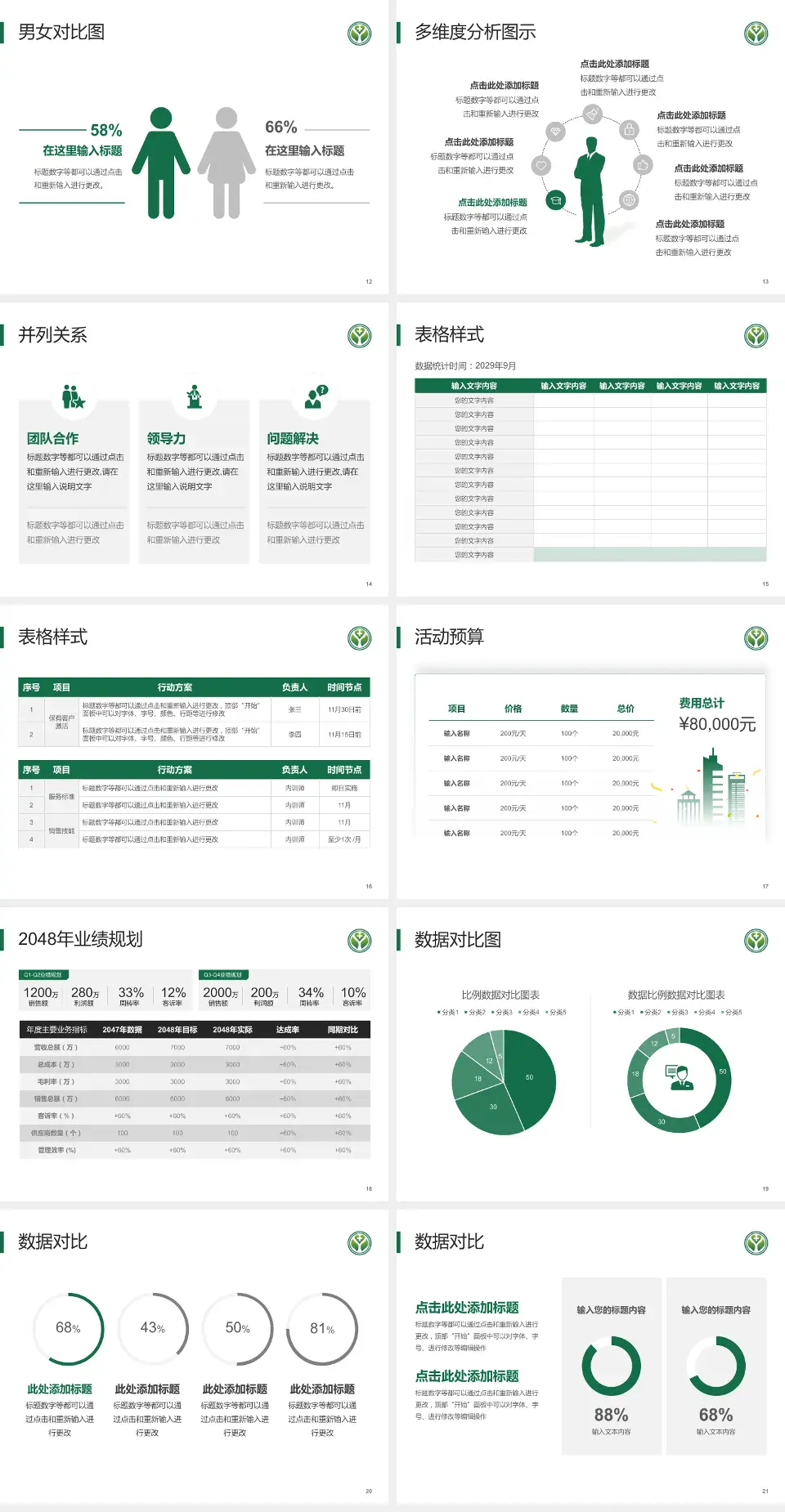 广西龙潭医院(广西胸科医院)财务与预算报告PPT模板4:3格式幻灯片预览图3