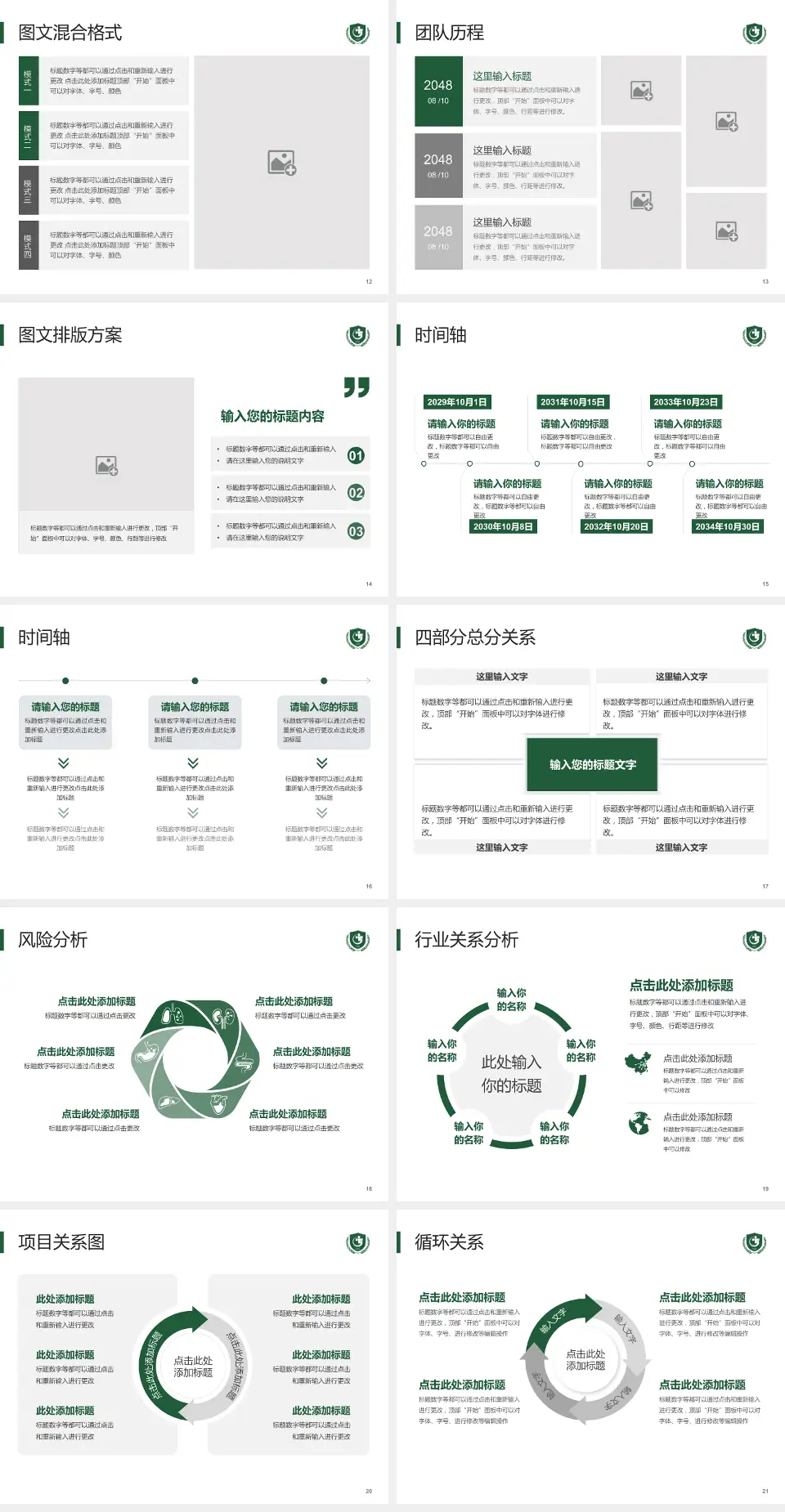 贵州医科大学附属医院项目申请与汇报PPT模板4:3格式幻灯片预览图3