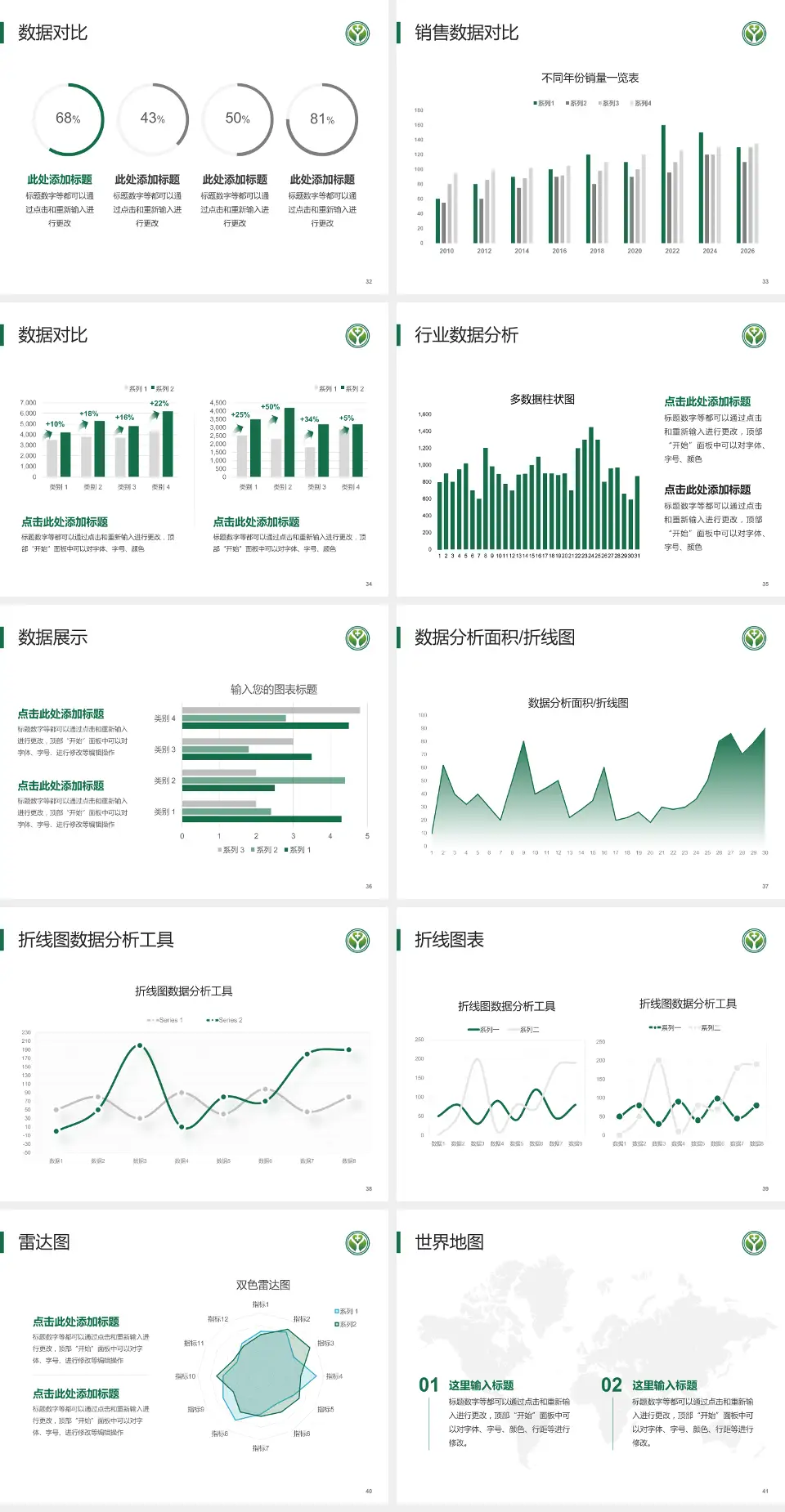 广西龙潭医院(广西胸科医院)会议与研讨会PPT模板4:3格式幻灯片预览图5