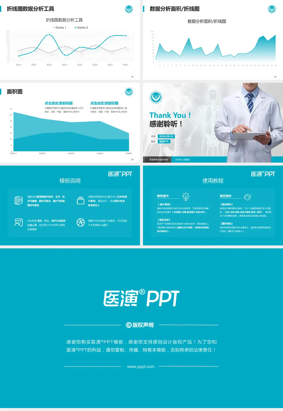 安顺市人民医院患者教育与指导PPT模板16:9格式幻灯片预览图7