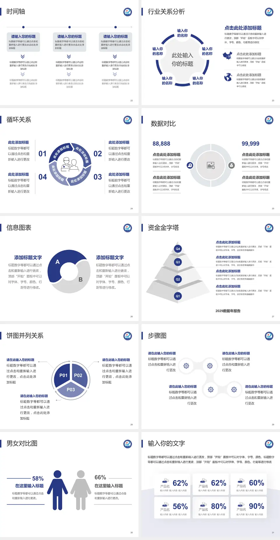 清镇市第一人民医院医院管理报告PPT模板4:3格式幻灯片预览图4