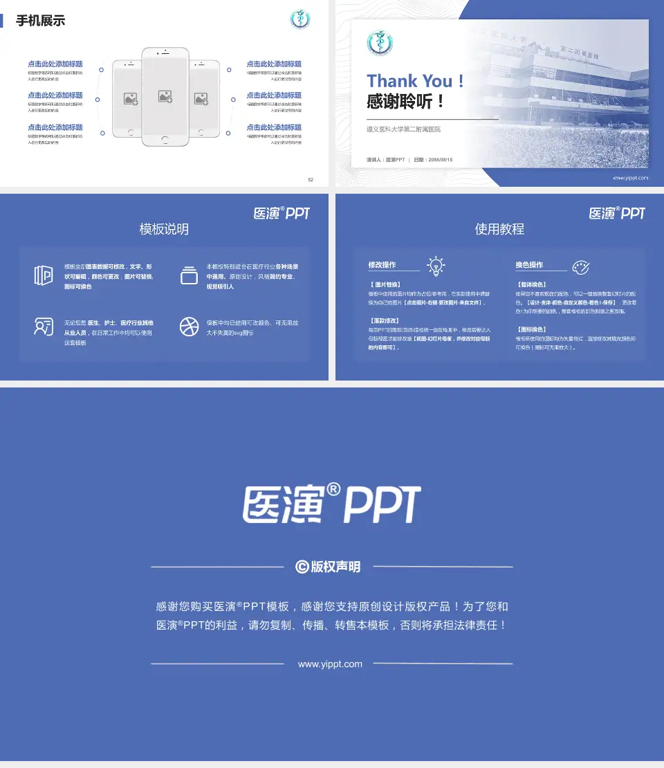 遵义医科大学第二附属医院医院管理报告PPT模板16:9格式幻灯片预览图7