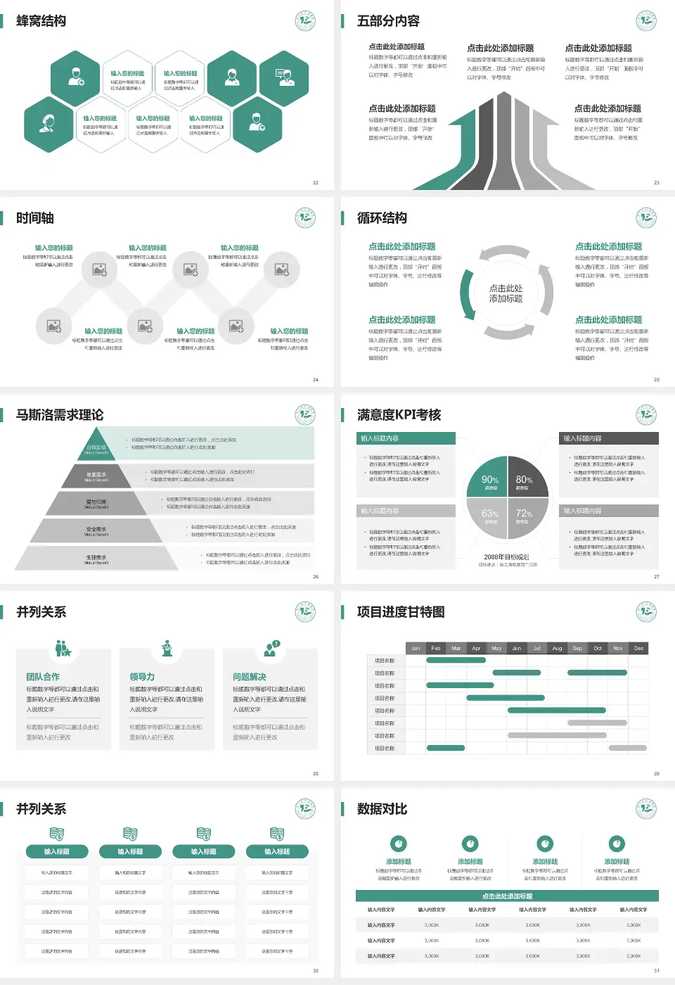 铜仁市人民医院医疗知识普及PPT模板16:9格式幻灯片预览图4