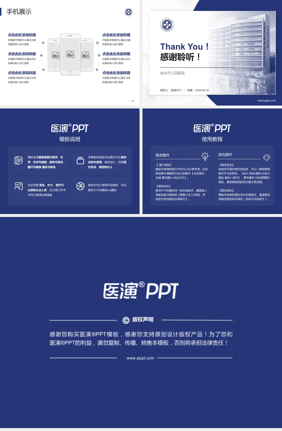 赤水市人民医院医院管理报告PPT模板4:3格式幻灯片预览图7