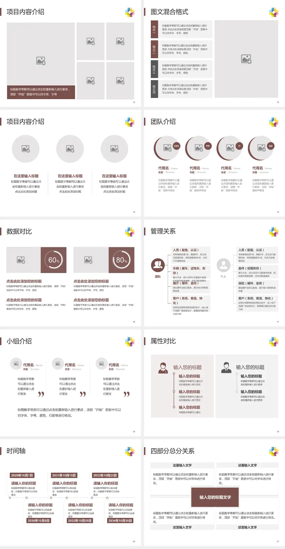 桂林市第五人民医院科室介绍与推广PPT模板4:3格式幻灯片预览图3