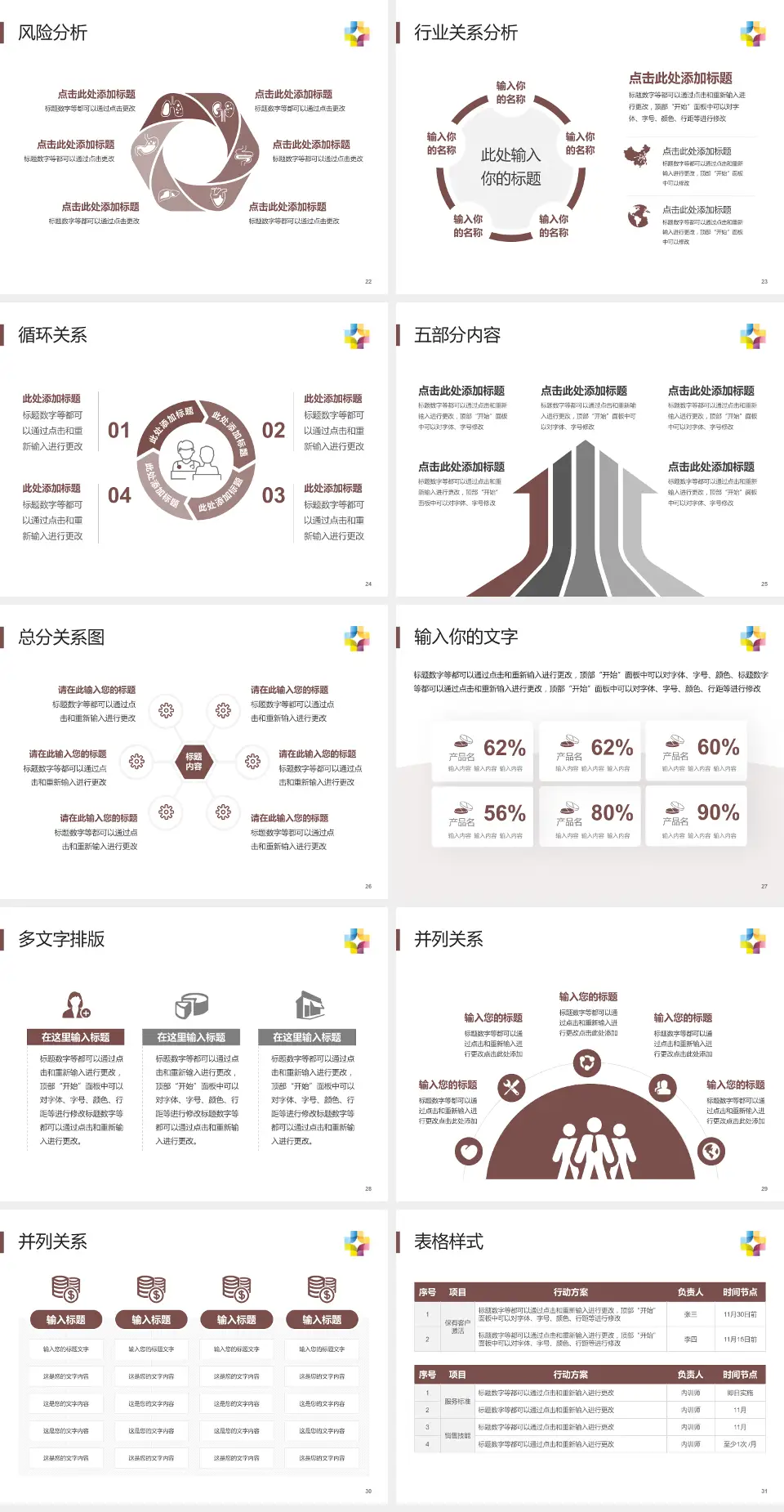 桂林市第五人民医院科室介绍与推广PPT模板4:3格式幻灯片预览图4