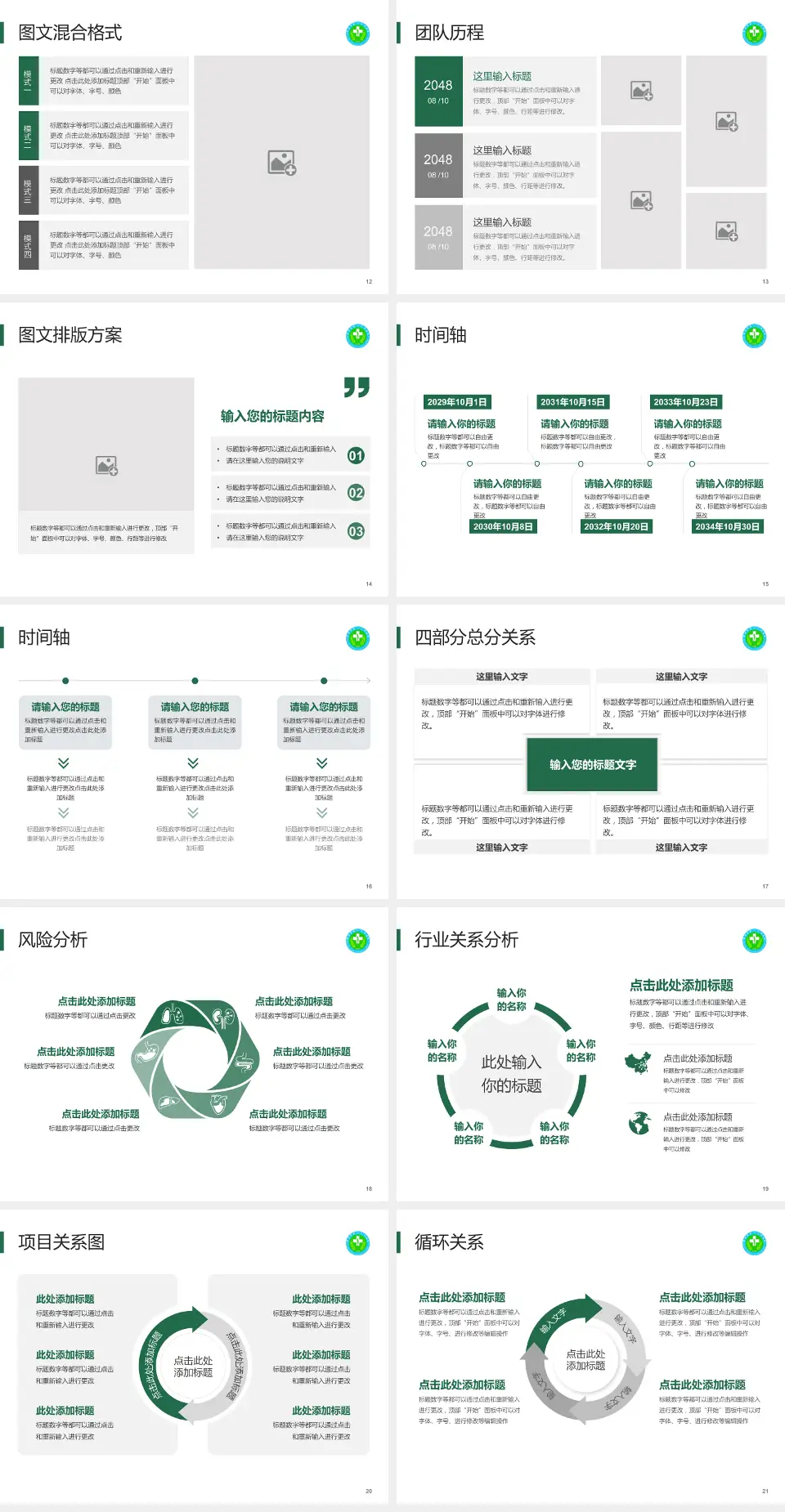 毕节市第一人民医院项目申请与汇报PPT模板4:3格式幻灯片预览图3