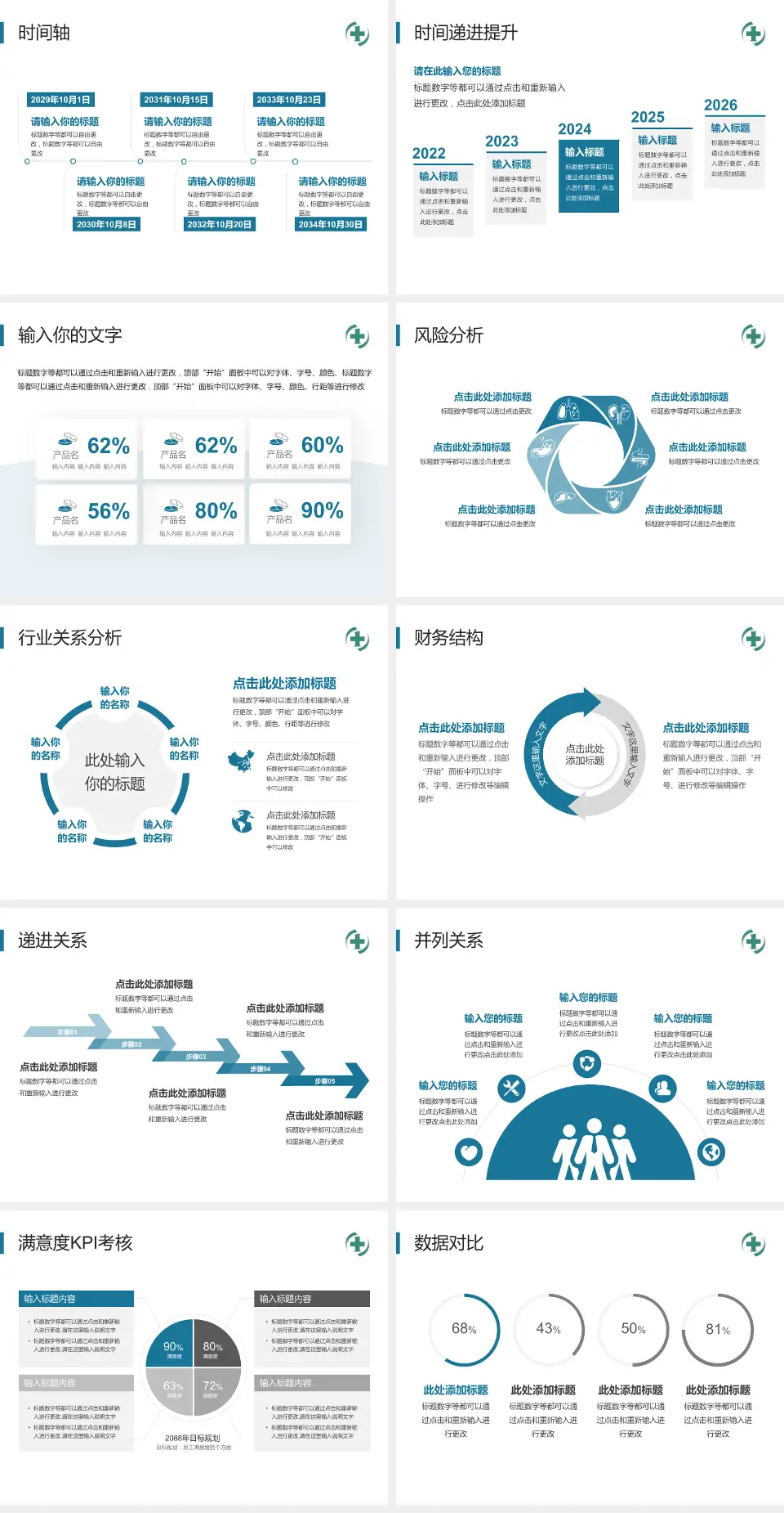 贵州中医药大学第一附属医院病例分享与讨论PPT模板4:3格式幻灯片预览图3